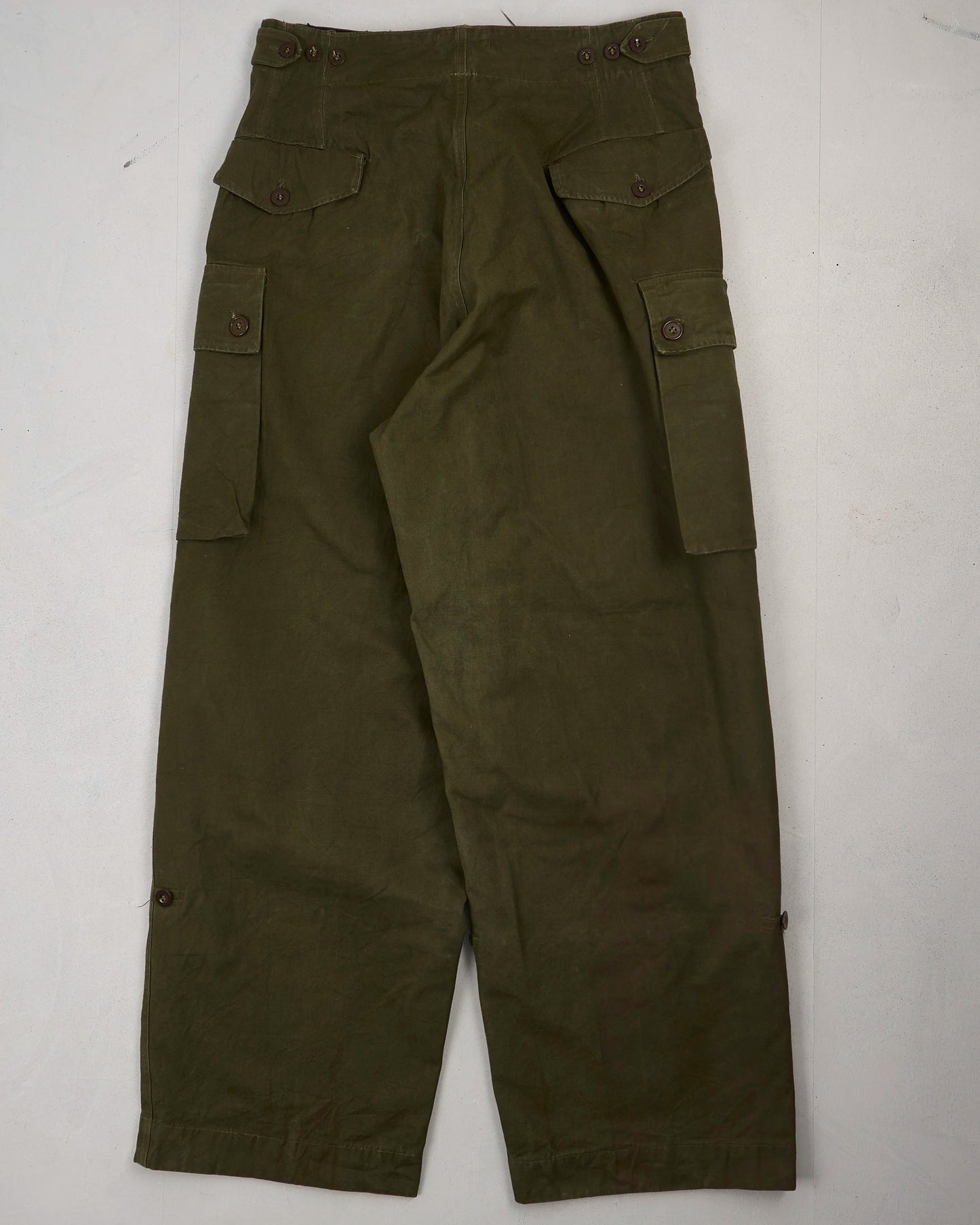 Vintage 1950's Dutch Military Cargo Pants
