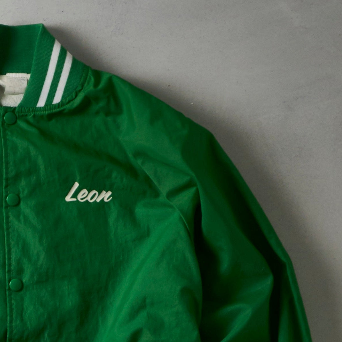 Vintage Green Varsity Jacket