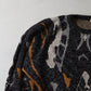 Vintage Abstract Chunky Knit Sweater