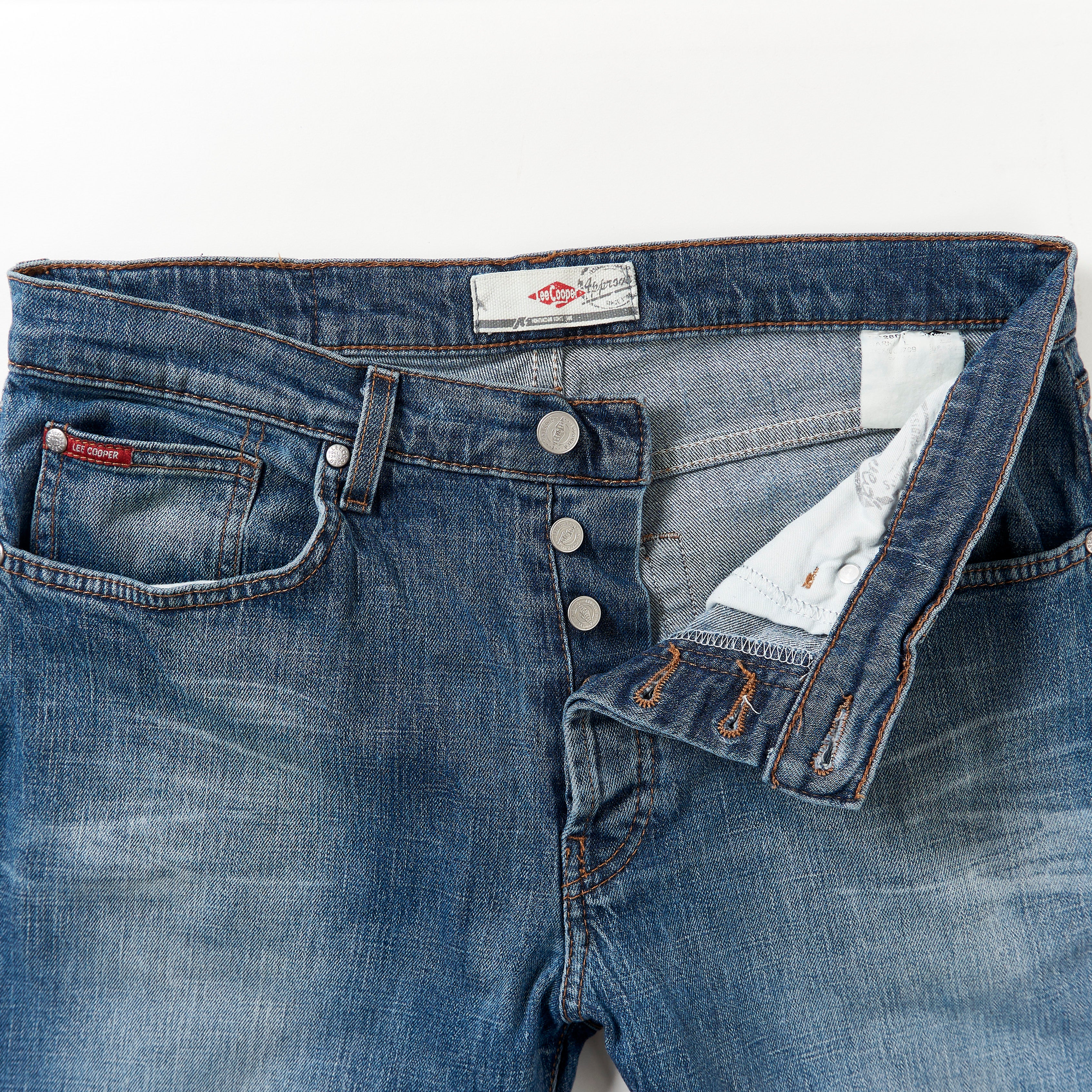 Lee Cooper Solid Blue Jeans Size 5 - 63% off | ThredUp