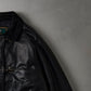 Vintage Corneliani Leather Clasp Coat